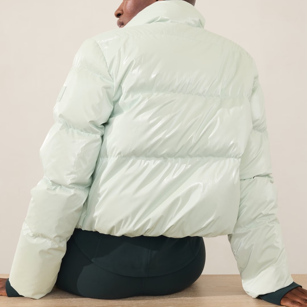 Athleta SUMMIT CROPPED SHINE DOWN PUFFER - Picture 12 of 12